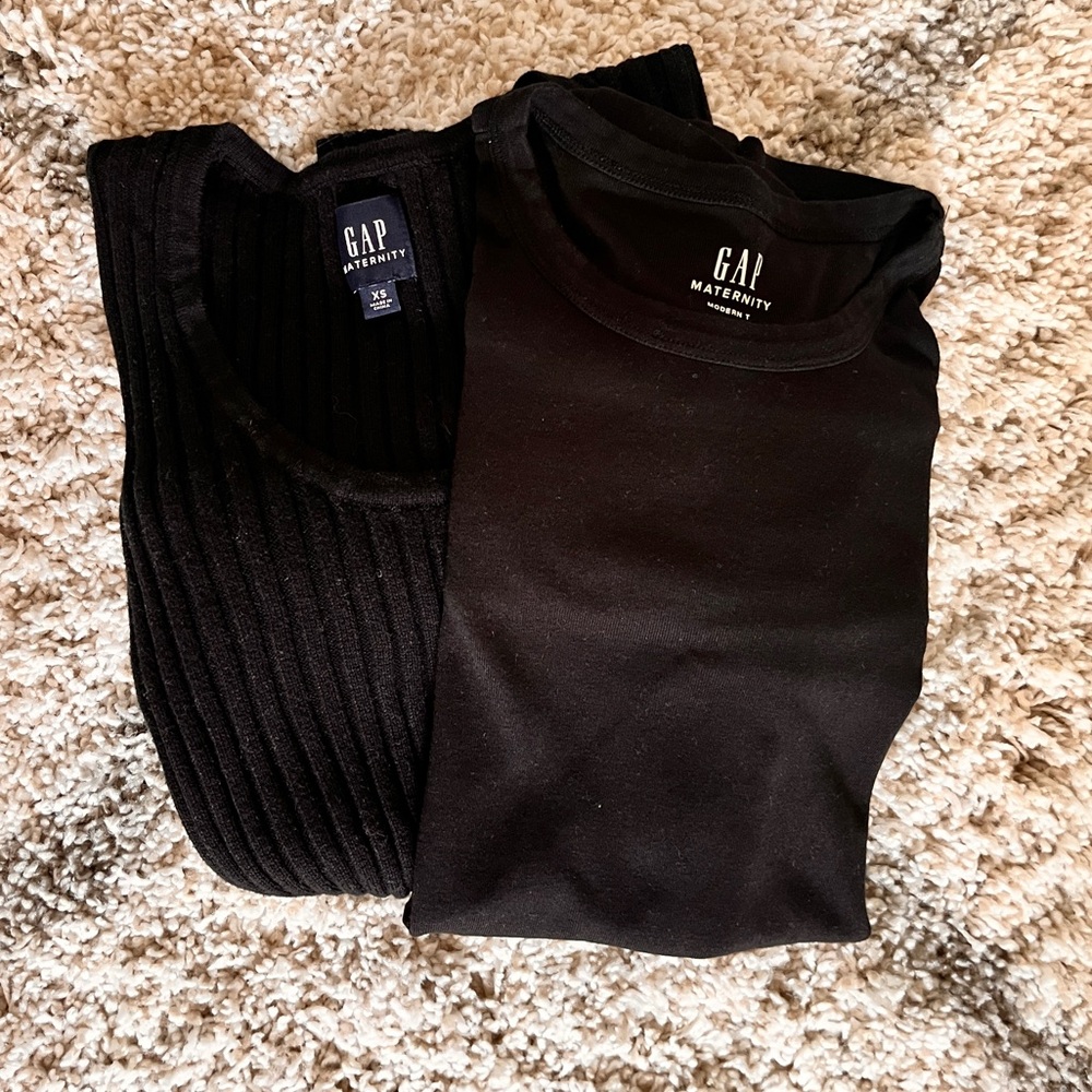 Gap Maternity Sweater and Long Sleeve Tee - size S
